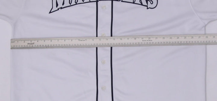 Vintage Russell Athletic Seattle Mariners Baseball Button Jersey 3XL | Migration_Jerseys - View 7 | Fashion Rerun