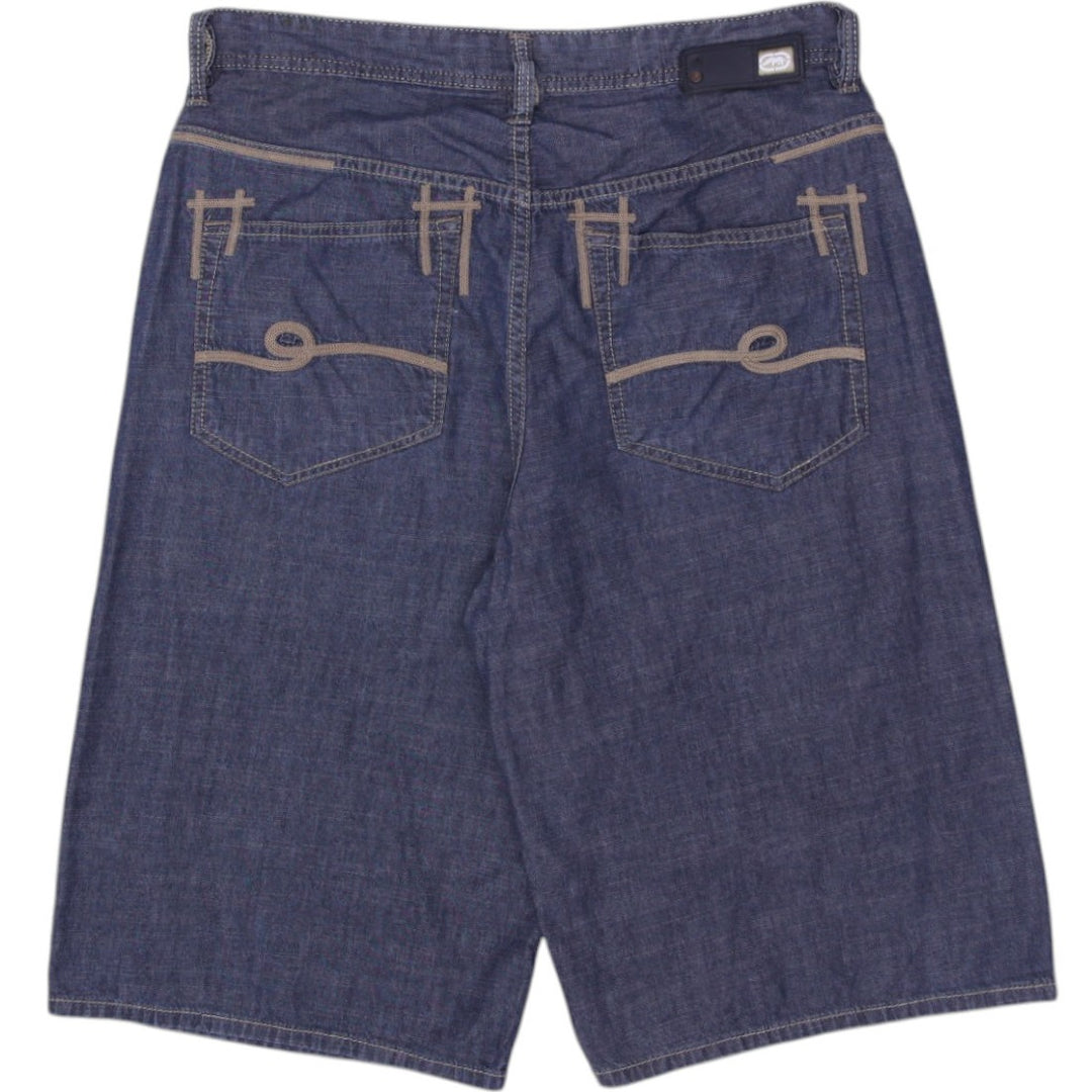 Y2K Mens Ecko UnLTD Denim Jorts Shorts | Migration_Shorts - Side View | Fashion Rerun