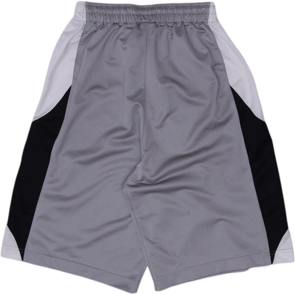 Jordan Black White Basketball Polyester Athletic Shorts Size S | Migration_Shorts - Side View | Fashion Rerun