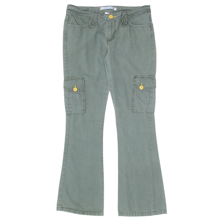Y2K Ladies Roxy Life Cargo Flared Pants - Fashion Rerun Vintage Migration_Pants