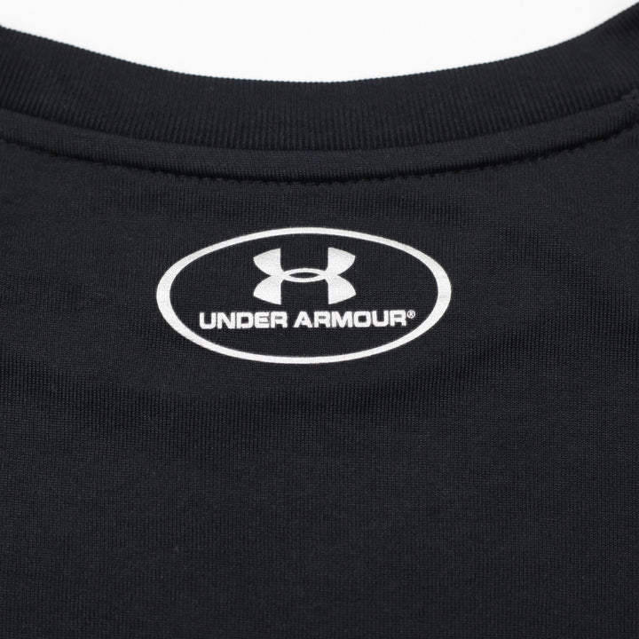 Mens Under Armour HeatGear Black T-Shirt Short Sleeve Athletic