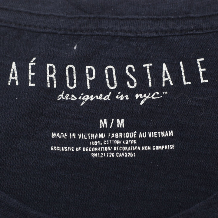 YK Ladies Aeropostale East & West NYC Athletic Graphic Print Short Sleeve Tee M