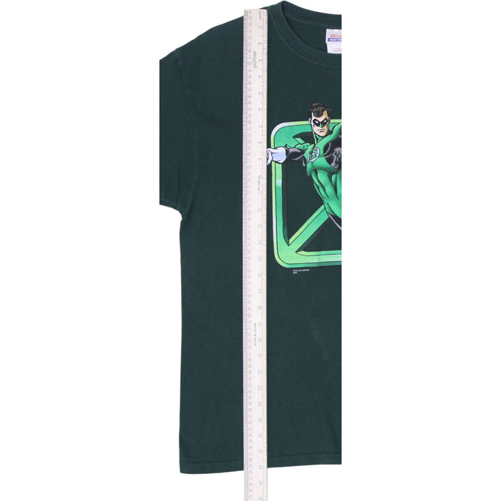 Vintage Mens Hanes Green Lantern Graphic Comic T-Shirt Size L