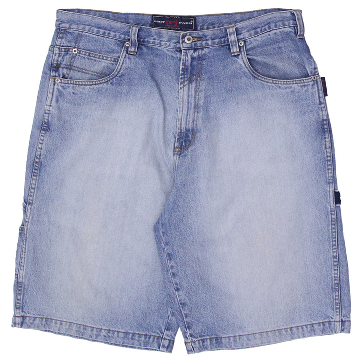 Y2K Mens Phat Farm Carpenter Denim Baggy Shorts