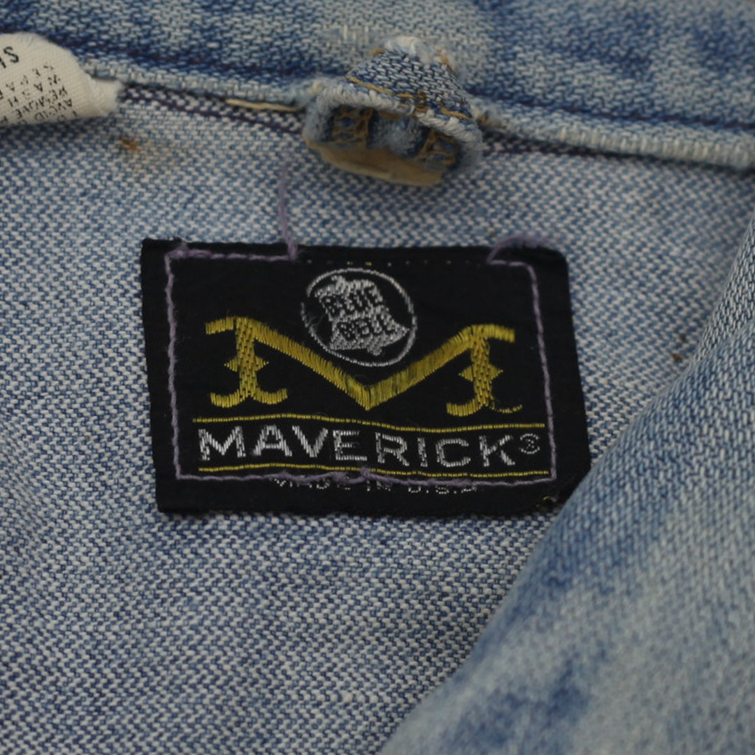 Vintage Maverick Denim Trucker Jacket Distressed - Fashion Rerun Vintage Migration_Jacket