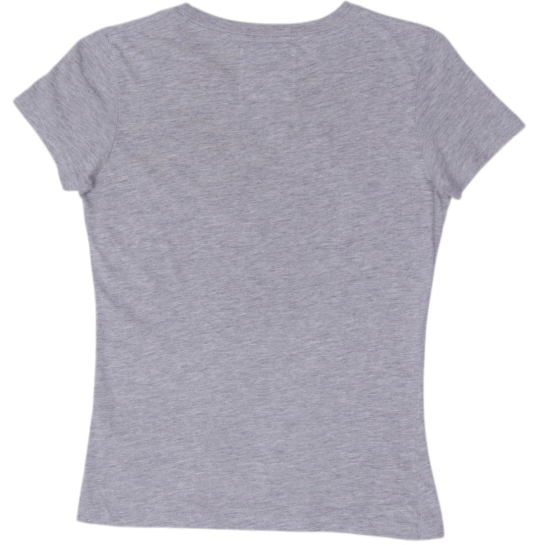 Y2K Ladies Abercrombie & Fitch Logo Gray T-Shirt M