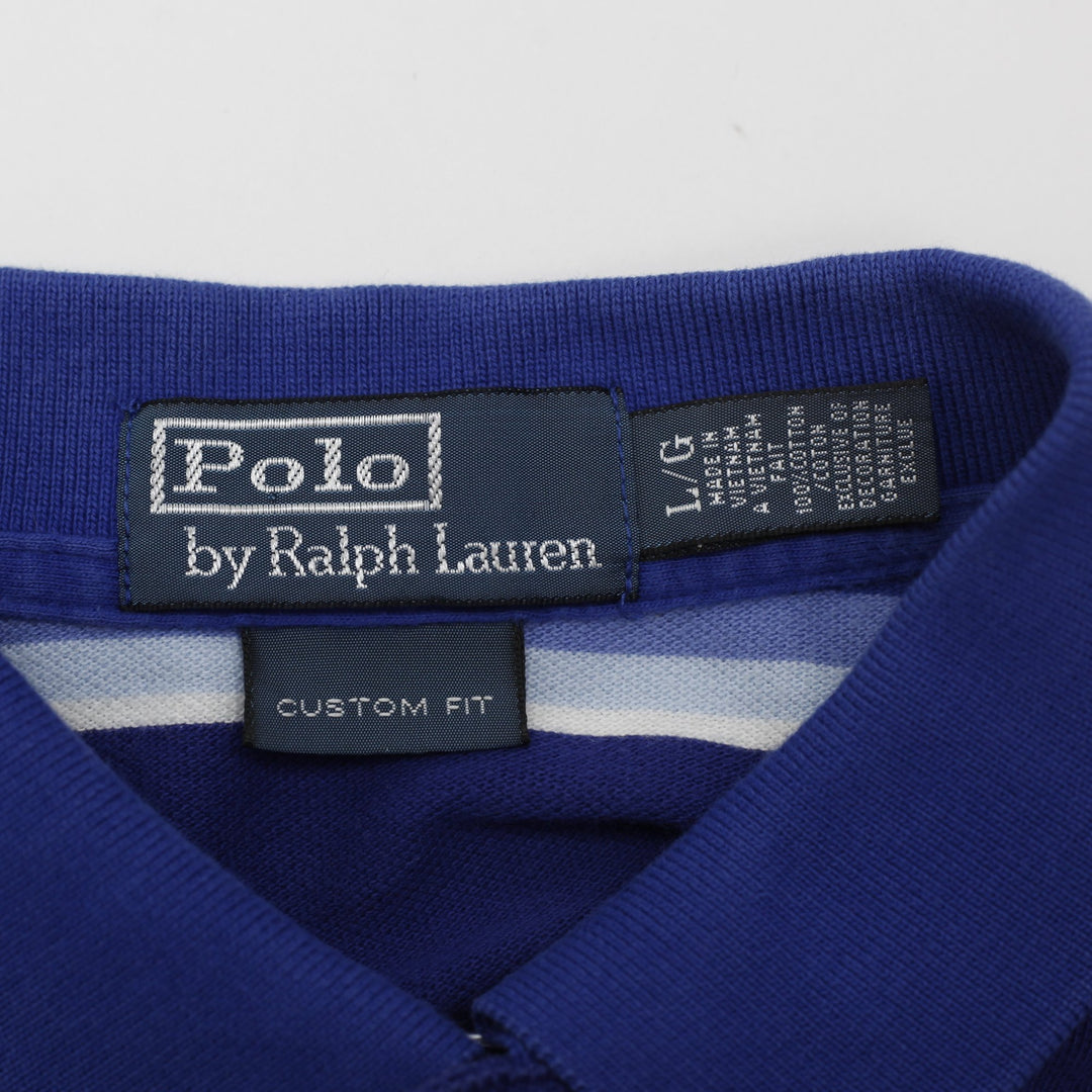 Ralph Lauren Polo Custom Fit Short Sleeve Casual Size L | Migration_T-Shirts - Back View | Fashion Rerun