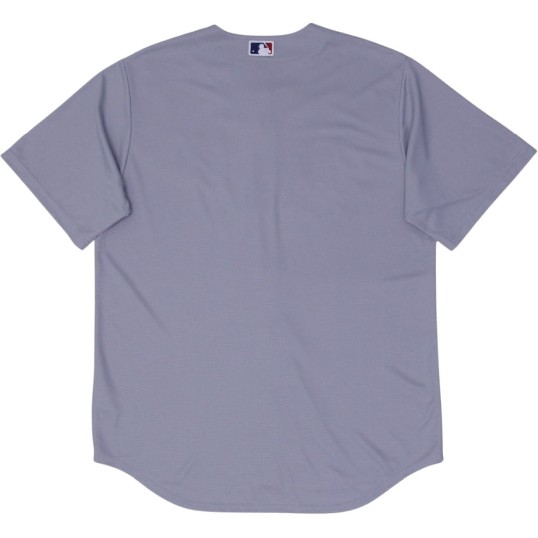 Mens Nike Dodgers Jersey Gray MLB Baseball Team | Migration_Jerseys - Side View | Fashion Rerun