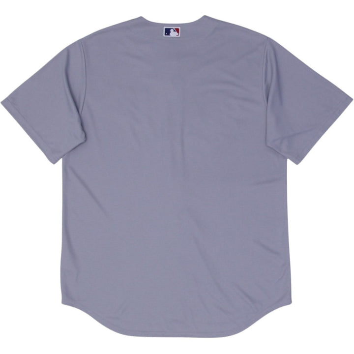 Mens Nike Dodgers Jersey Gray MLB Baseball Team | Migration_Jerseys - Side View | Fashion Rerun