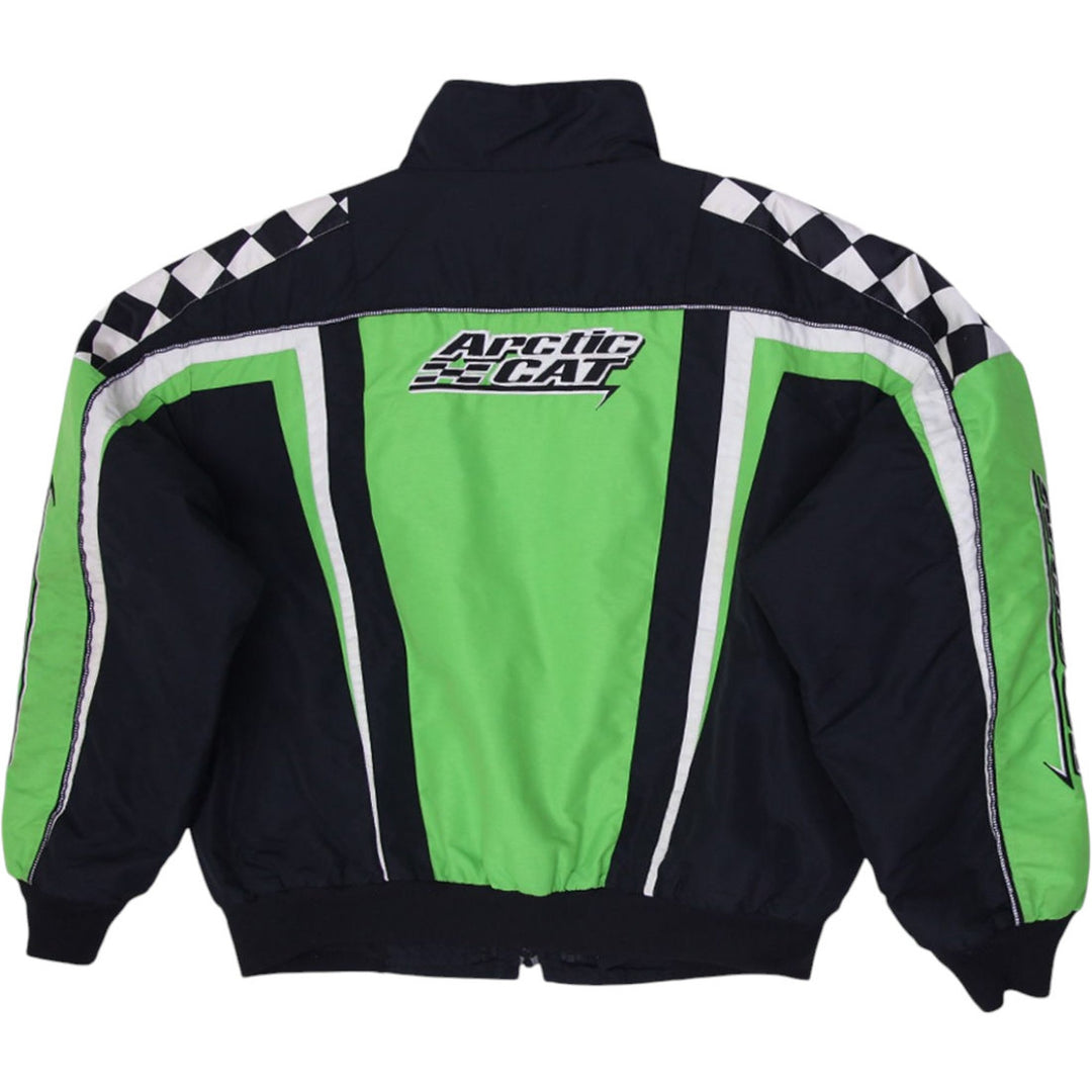 Vintage 90s Arctic Cat Jacket Thermal Lining Embroidery Design Jacket