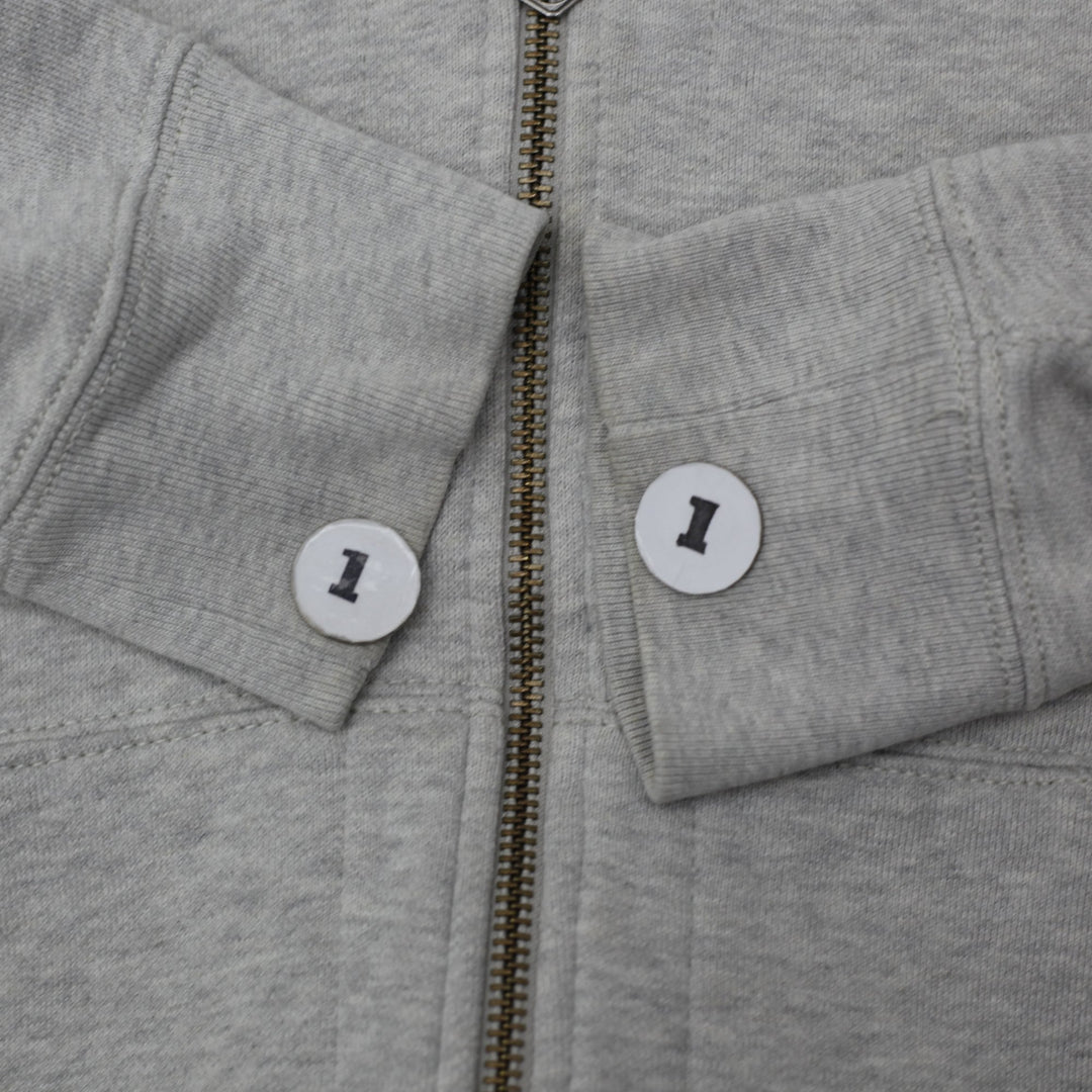 Vintage Polo Ralph Lauren Gray Full-Zip Classic Hoodie Size L | Migration_Hoodies - Alternate View | Fashion Rerun