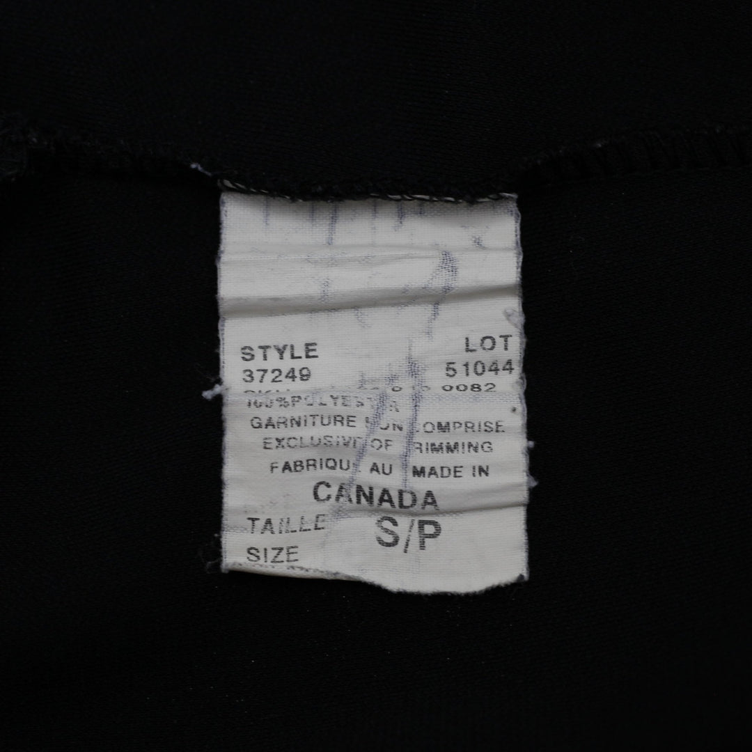 Y2K Ladies Le Chateau Skirt Black Asymmetrical Design Size S