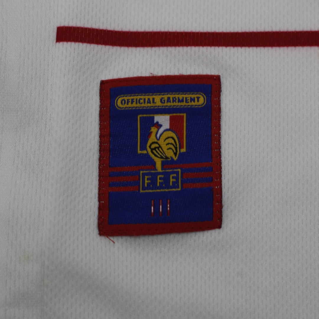 Vintage 1999-2000 Boys France Away Soccer Jersey Size 10 | Migration_Jerseys - Alternate View | Fashion Rerun