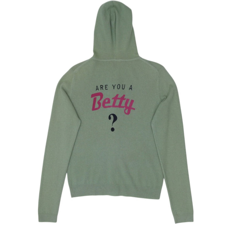 Ladies Betty & Veronica 100% Zip Hooded Cashmere