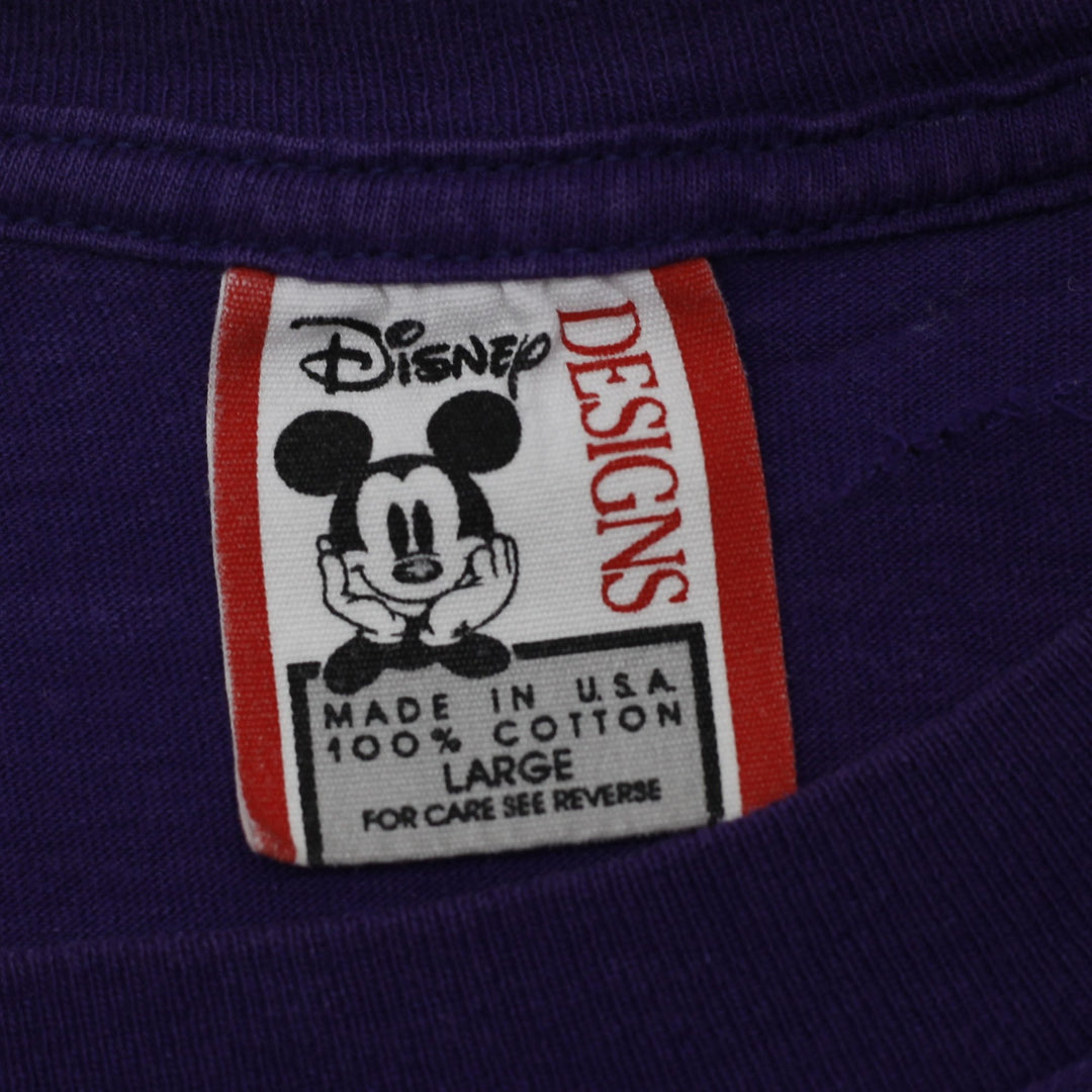 Vintage 90s Disney Designs Seven Dwarfs Walt Disney World T-Shirt Made in USA L