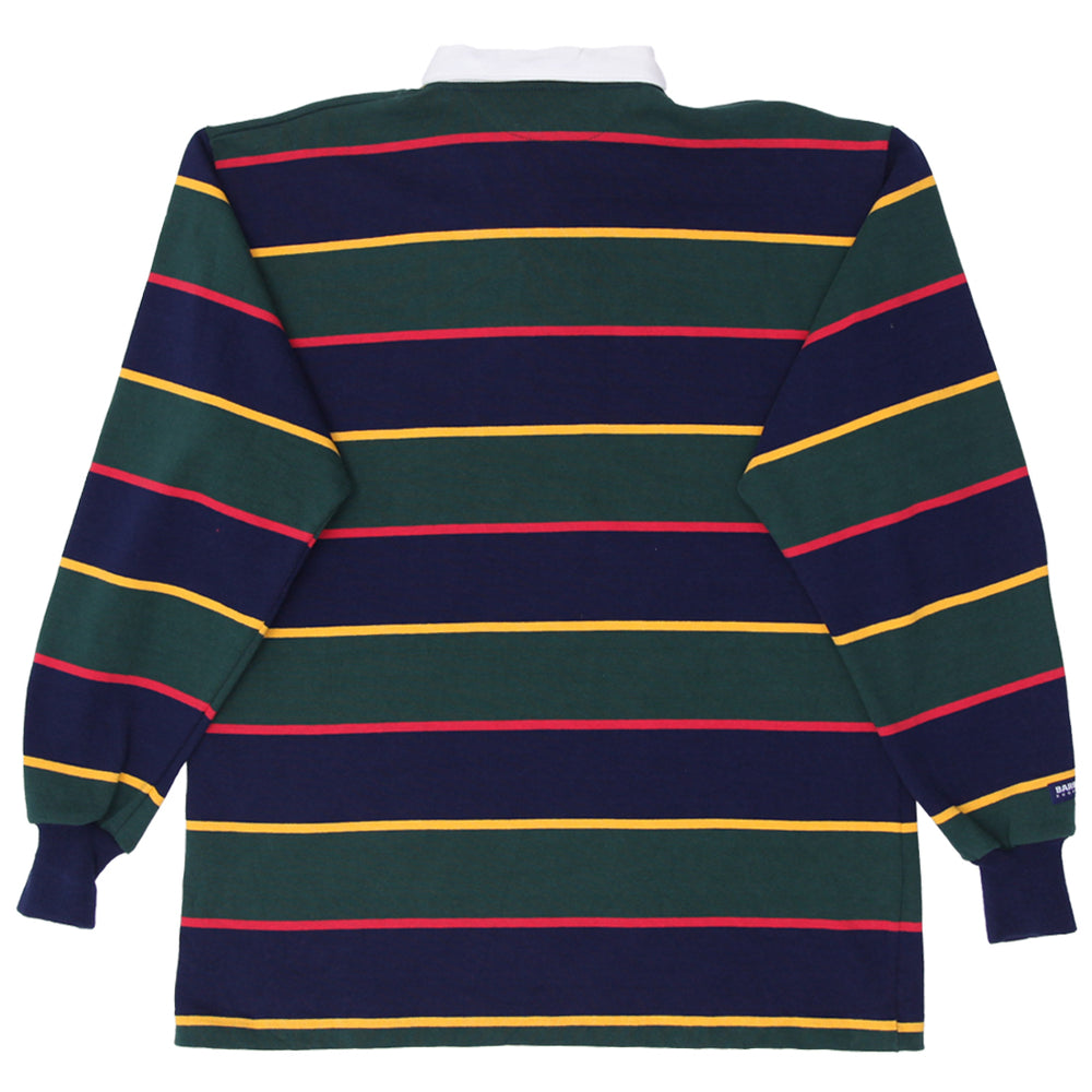 Vintage Barbarian Rugby Wear Stripe Rugby Shirt - Fashion Rerun Vintage Migration_T-Shirt