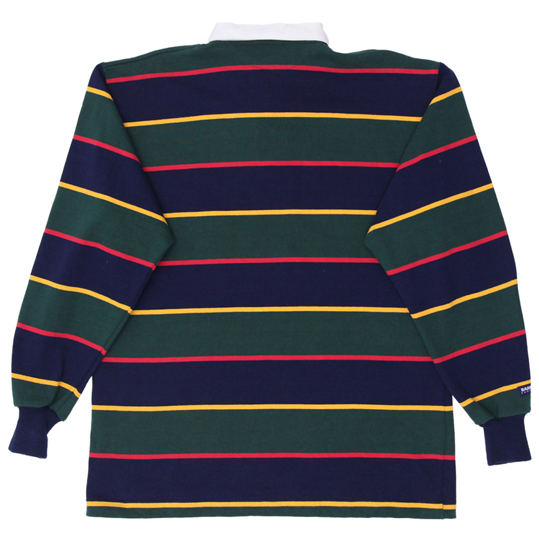 Vintage Barbarian Rugby Wear Stripe Rugby Shirt - Fashion Rerun Vintage Migration_T-Shirt