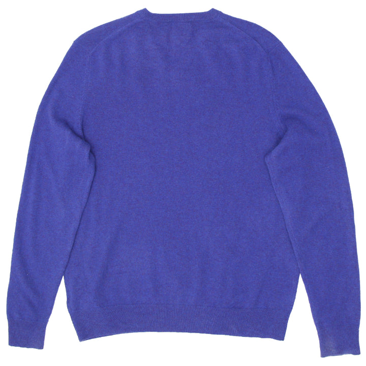 Mens Black Brown V-Neck Cashmere Sweater - Fashion Rerun Vintage Migration_Sweaters