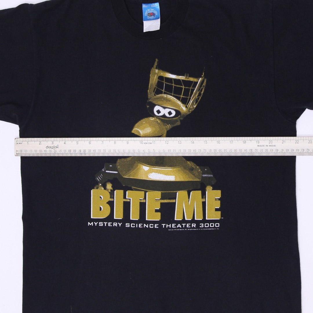 Vintage Mystery Science Theater 3000 Crow T Robot Fruit of the Loom T-Shirt L