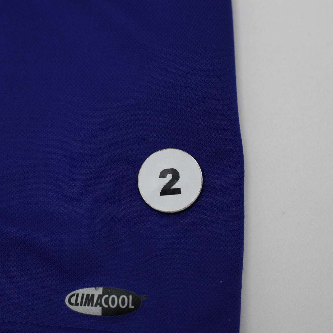 Vintage Mens Adidas Japan 2002-04 Home Football Jersey Blue World Cup 2002