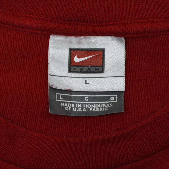 Vintage Mens Nike Ohio State T-Shirt Red Graphic Tee Size L | Migration_T-Shirts - Back View | Fashion Rerun