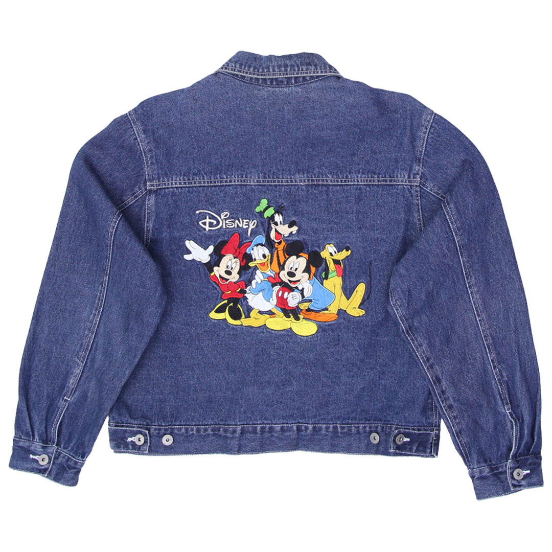 Ladies Disney Embroidered Denim Jacket