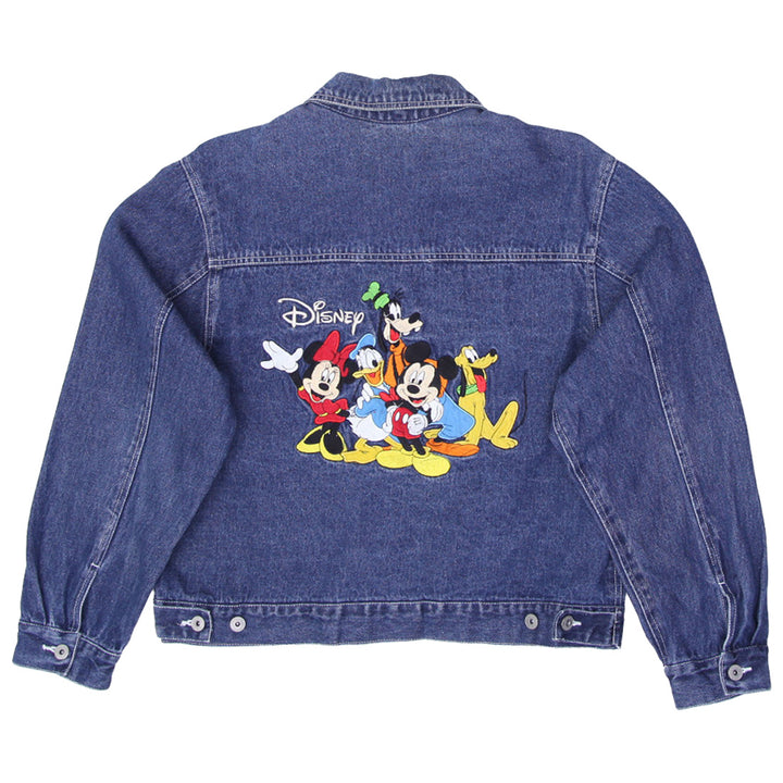 Ladies Disney Embroidered Denim Jacket