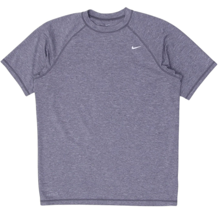 Mens Nike T-Shirt Gray Dri-FIT Athletic Tee