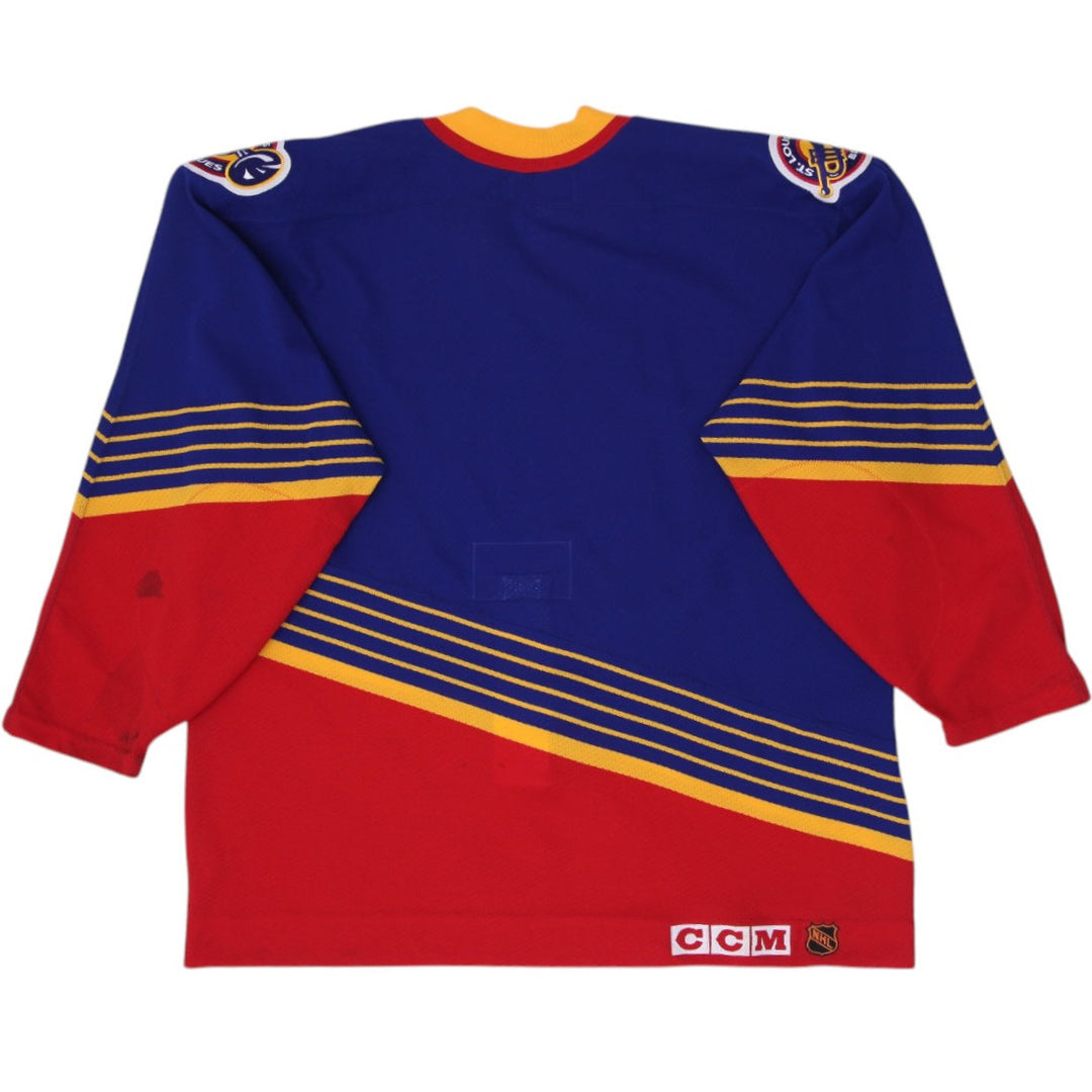 Vintage NHL St. Louis Blues NHL Hockey Jersey Size 52 | Migration_Jerseys - Side View | Fashion Rerun