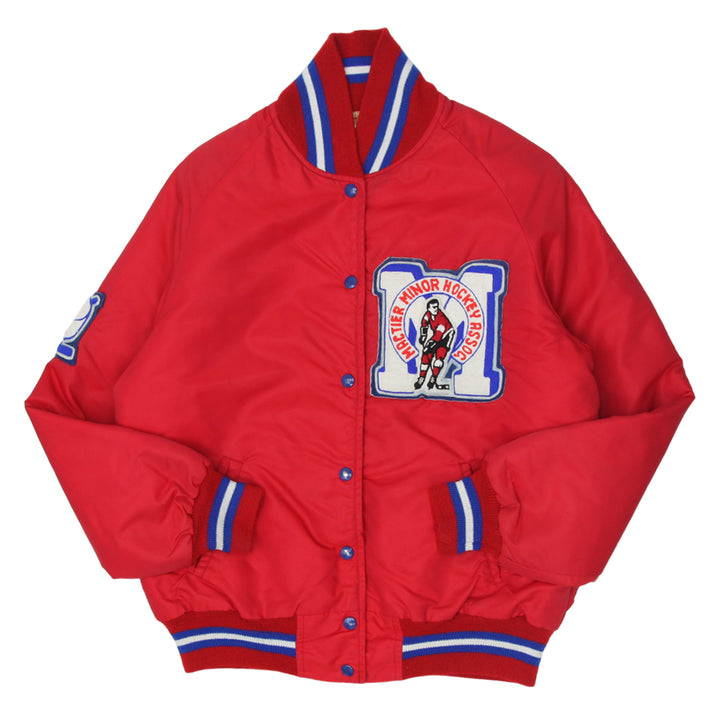 Vintage Mactier Minor Hockey Satin Jacket Ladies - Migration_Jackets - B2G1, Category_Default Category/VINTAGE, Category_Default Category/VINTAGE/WOMEN