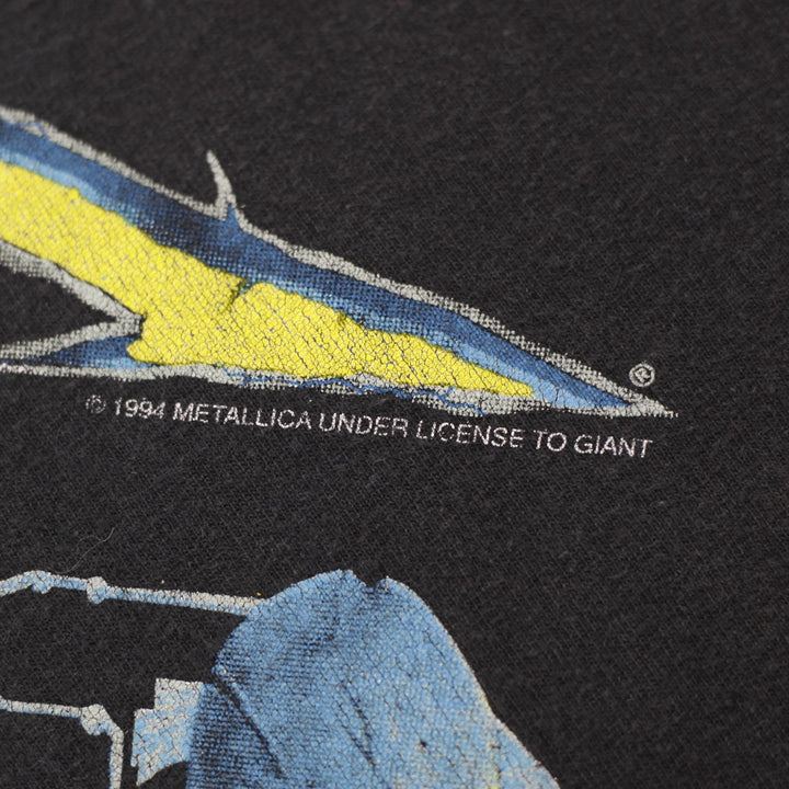 Vintage Metallica ...And Justice For All T-Shirt 2XL Black Hanes Heavyweight
