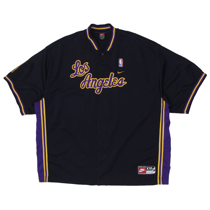 Vintage 90's Nike Team NBA Los Angeles Lakers Warm Up Shooting Shirt Size XXL - Fashion Rerun Vintage Migration_Jersey