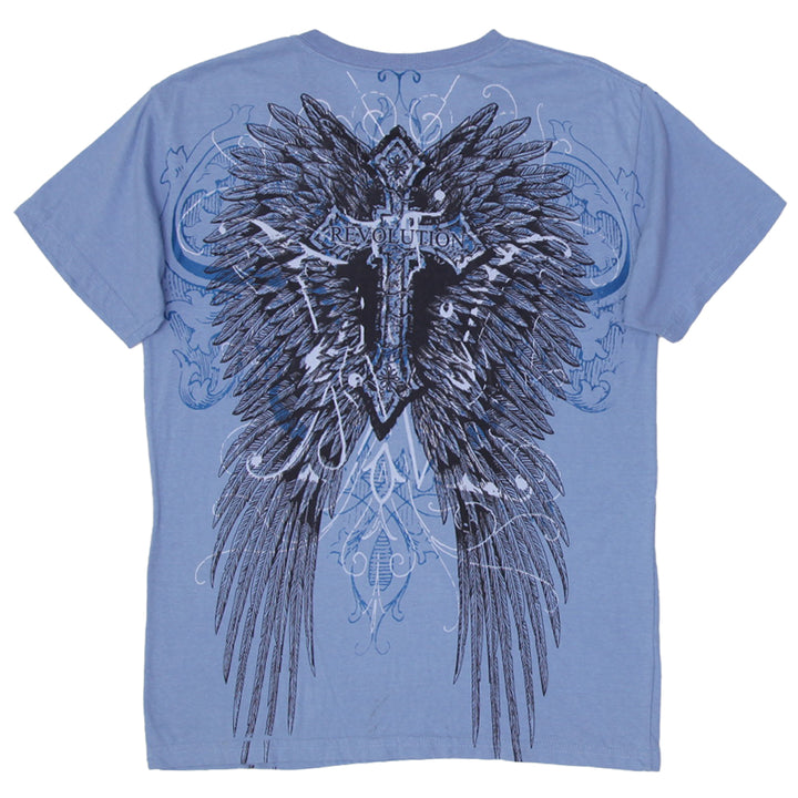 Y2K Mens Revolution By In Scoop Platinum Series V-Neck T-Shirt