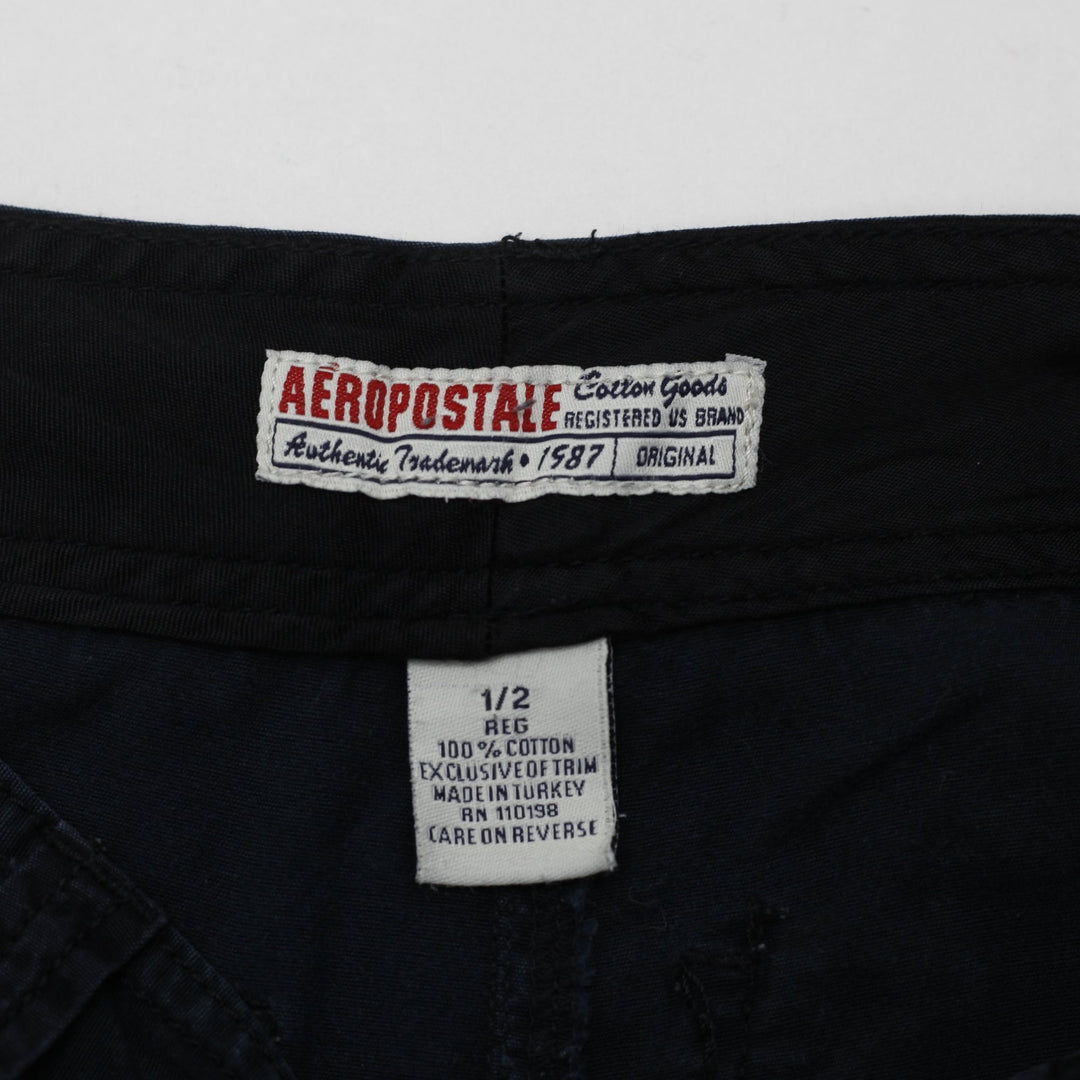 Y2K Ladies Aeropostale Low Rise Utility Cargo Flare Pants Size 1/2