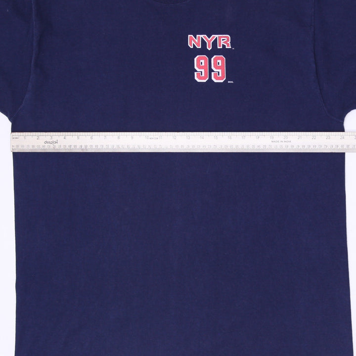 Vintage Pro Player Wayne Gretzky #99 NY Rangers The Great One T-Shirt Size XL