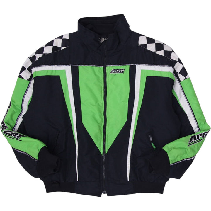 Vintage 90s Arctic Cat Jacket Thermal Lining Embroidery Design Jacket