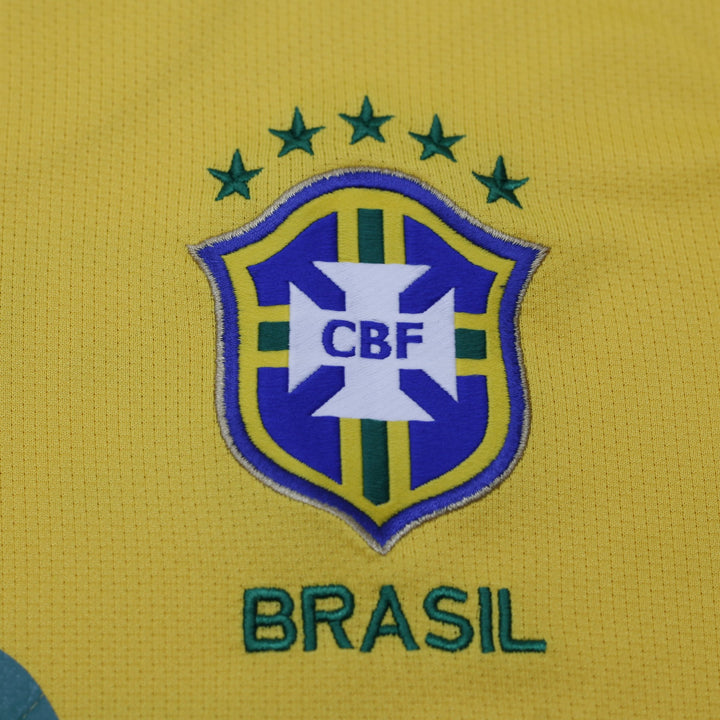 Mens 2010 Nike Brazil Home Football Jersey #10 Size L