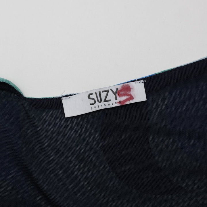 Y2K Suzy Shier Mesh V-Neck Tank Top Size S