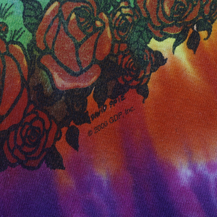Vintage Mens Liquid Blue Grateful Dead "Summer Tour 92" Tour Bus T-Shirt Size S