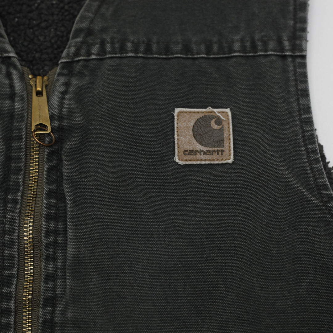 Vintage Carhartt V13 MOS Sherpa Fleece Lined Workwear Vest | Migration_Vests - Alternate View | Fashion Rerun