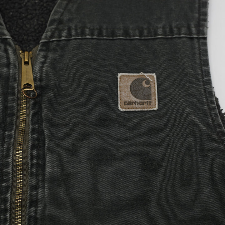 Vintage Carhartt V13 MOS Sherpa Fleece Lined Workwear Vest | Migration_Vests - Alternate View | Fashion Rerun