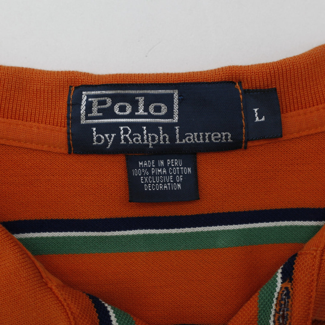 Mens Polo Ralph Lauren Pima Cotton Polo T-Shirt Size L