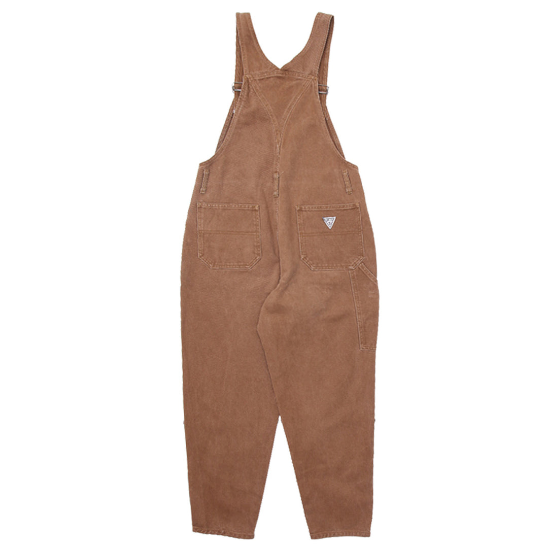 Vintage Guess By Georges Marciano Brown Denim Overall Ladies