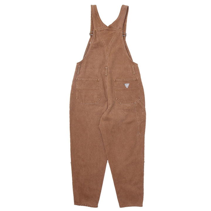 Vintage Guess By Georges Marciano Brown Denim Overall Ladies