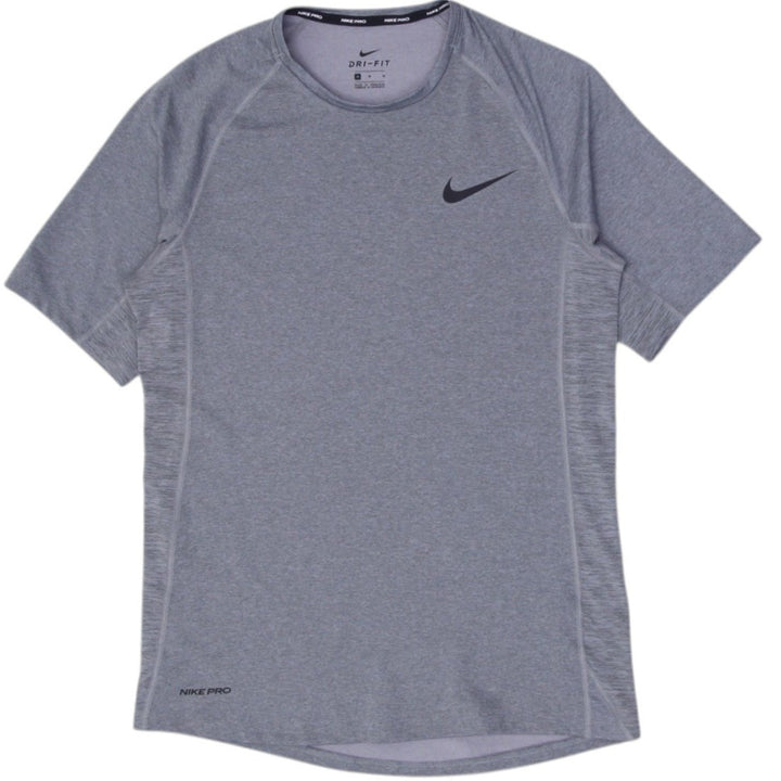 Mens Nike Dri-FIT T-Shirt Gray Short Sleeve Athletic Breathable