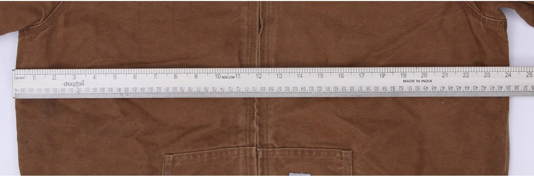 Ladies Carhartt 102745-211 Duck Active Full Zip Hooded Jacket | Migration_Jackets - View 6 | Fashion Rerun