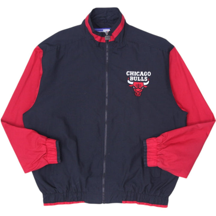 Vintage Mens First Pick Chicago Bulls Varsity Jacket Black Red NBA XL | Migration_Jackets | Fashion Rerun