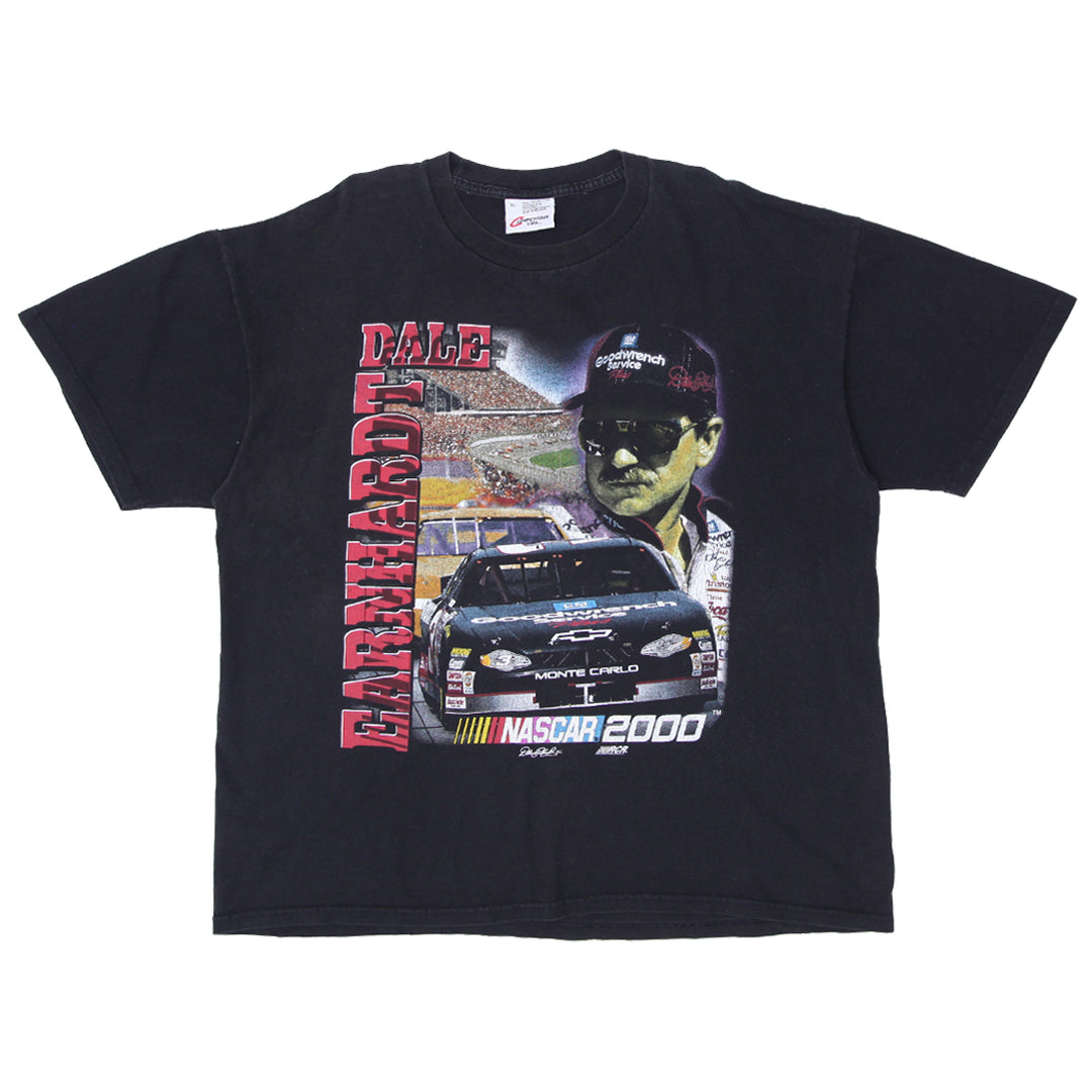 2000 Vintage Dale Earnhardt Nascar Winston Cup Schedule Racing T-Shirt XL - Fashion Rerun Vintage Migration_T-Shirt
