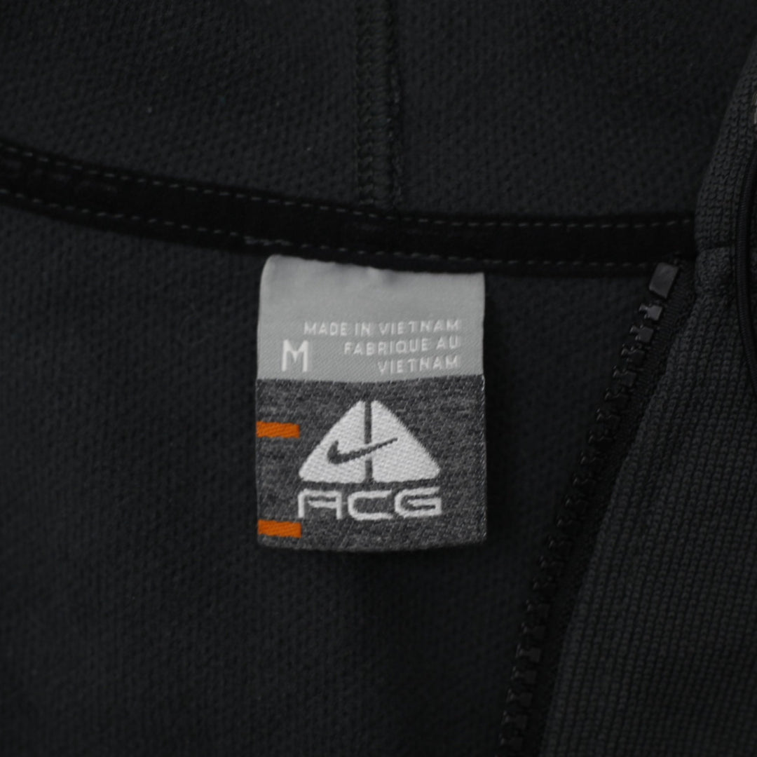 Vintage Mens Nike ACG Jacket Black Full Zip Polyester Size M | Migration_Jackets - Back View | Fashion Rerun