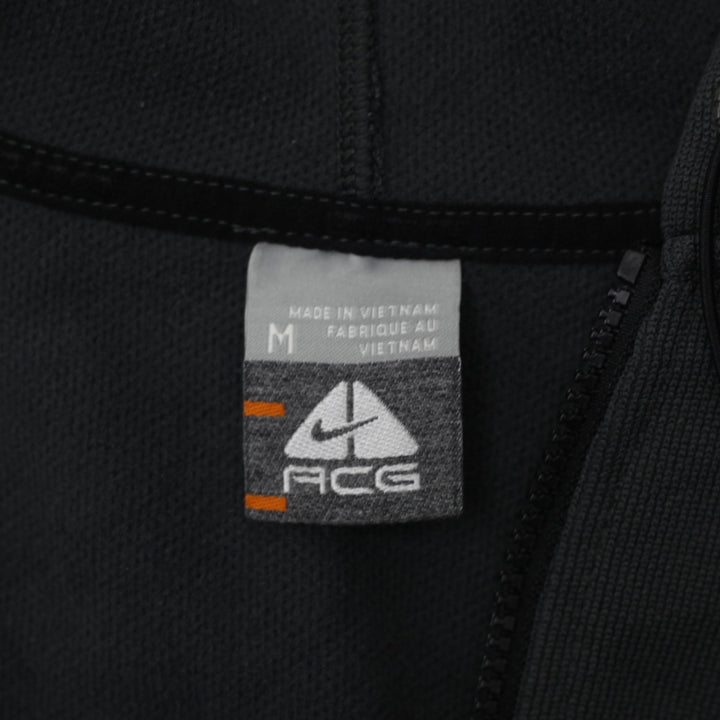 Vintage Mens Nike ACG Jacket Black Full Zip Polyester Size M | Migration_Jackets - Back View | Fashion Rerun